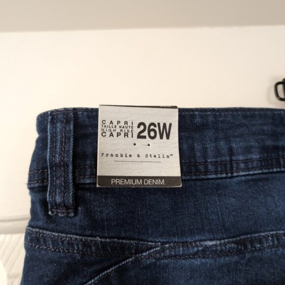NWT Frankie & Stella High Rise Sculpting Stretch Capri Jeans 26 Plus - Picture 4 of 8